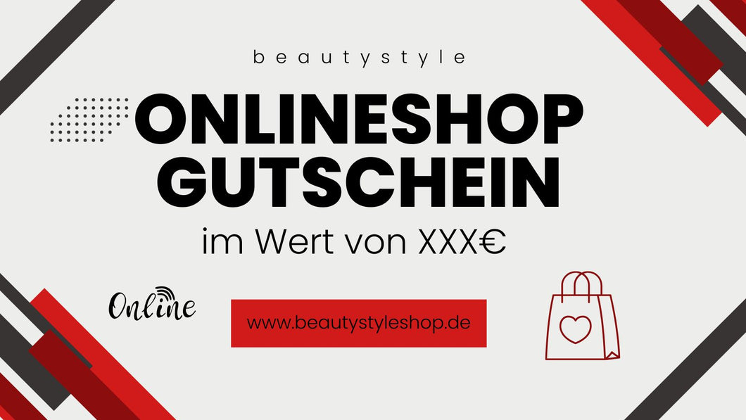 Onlineshop Geschenk Gutschein